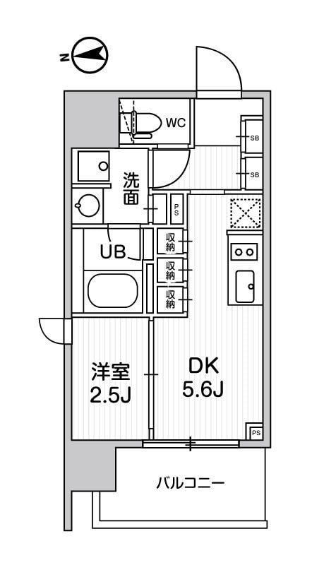 SEASON FLATS KURAMAEの物件間取画像