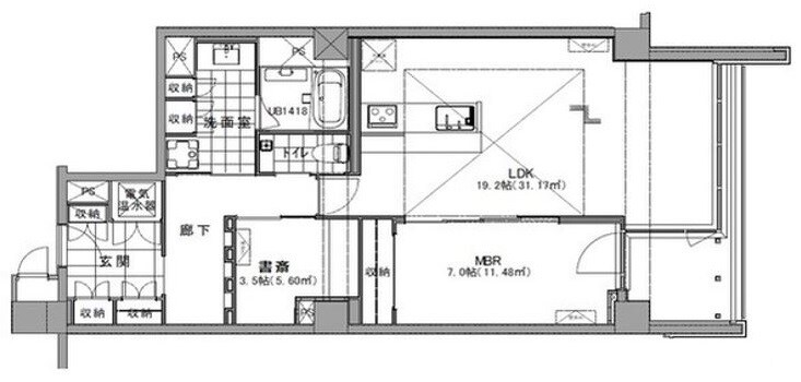 赤坂駅 徒歩5分 4階の物件間取画像