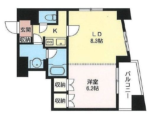 エスティメゾン浅草駒形の物件間取画像