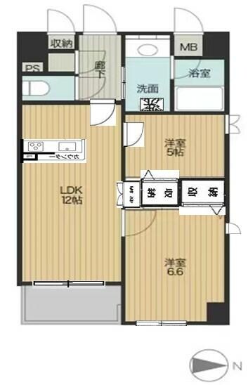 グランシテイ本所吾妻橋の物件間取画像
