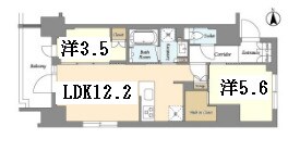 geo ent上野稲荷町の物件間取画像
