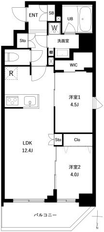 URBAN PARK日暮里Ⅱの物件間取画像