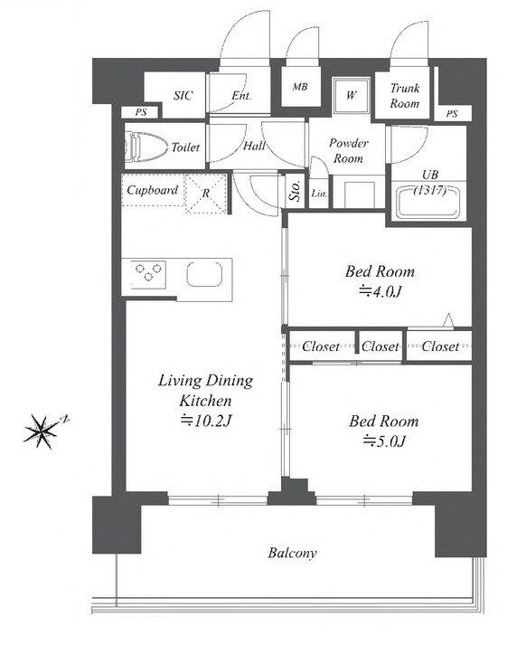 Dimus根岸の物件間取画像
