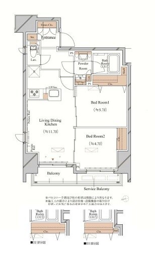 ブランシエスタ上野の物件間取画像