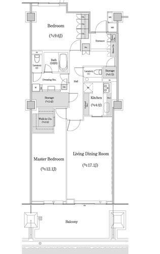 麹町駅 徒歩1分 9階の物件間取画像