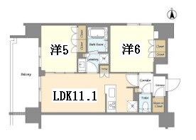geo ent上野稲荷町の物件間取画像