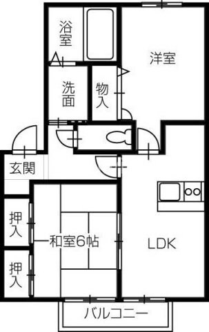 ディアス名東の物件間取画像