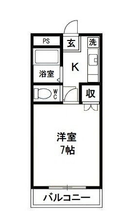 メゾンプリンスの物件間取画像