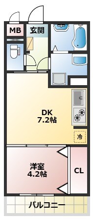 喜連瓜破駅 徒歩11分 1階の物件間取画像