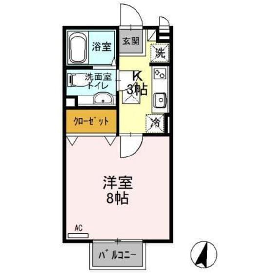 グローリアの物件間取画像