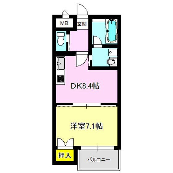 セイラＢＯＸ緑町の物件間取画像