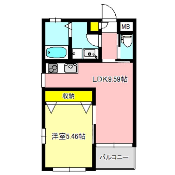 レヴィーナミエの物件間取画像