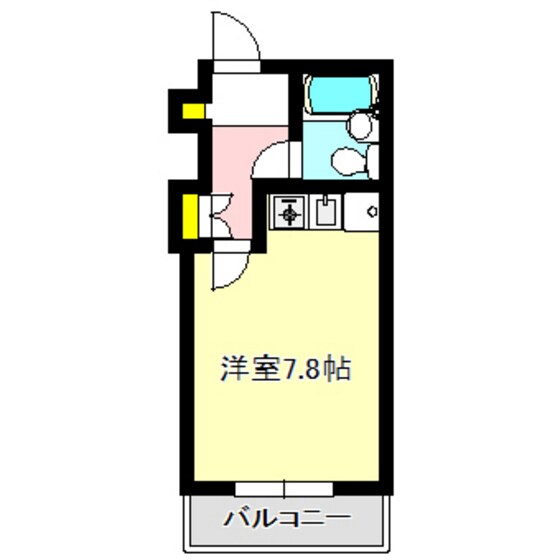 ベルハウス井野Ⅰの物件間取画像