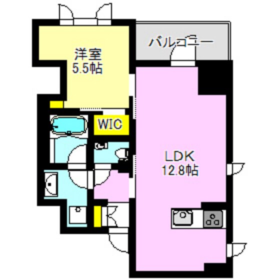 クレアシオンあら町の物件間取画像