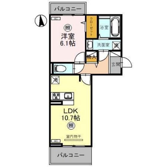 パークサイドグリーンの物件間取画像