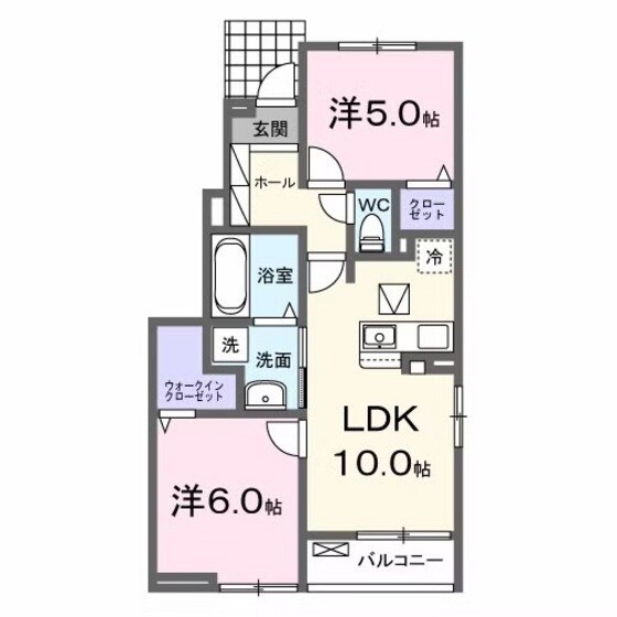 アミティエの物件間取画像