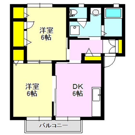 リーベンハイツSUWA　Aの物件間取画像