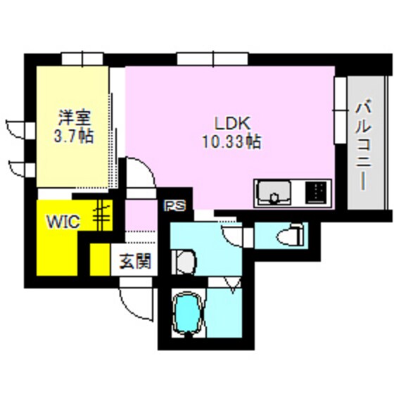 イーストヒルズ　ベレオの物件間取画像