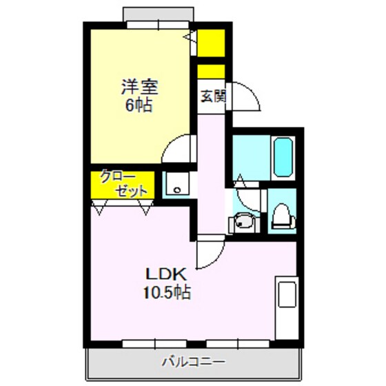 吉井レジデンスの物件間取画像