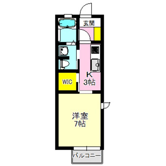 クリアレーブⅡの物件間取画像