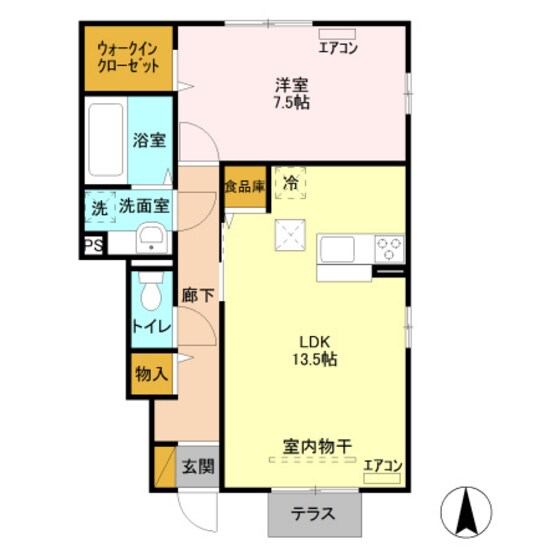 スクエア　Ｂの物件間取画像