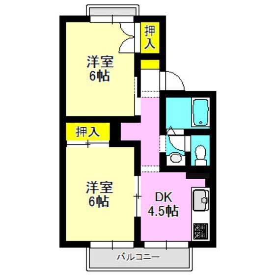 ファーストハイツの物件間取画像