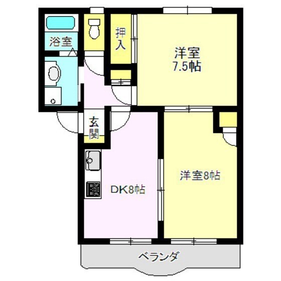 サザンウインドの物件間取画像