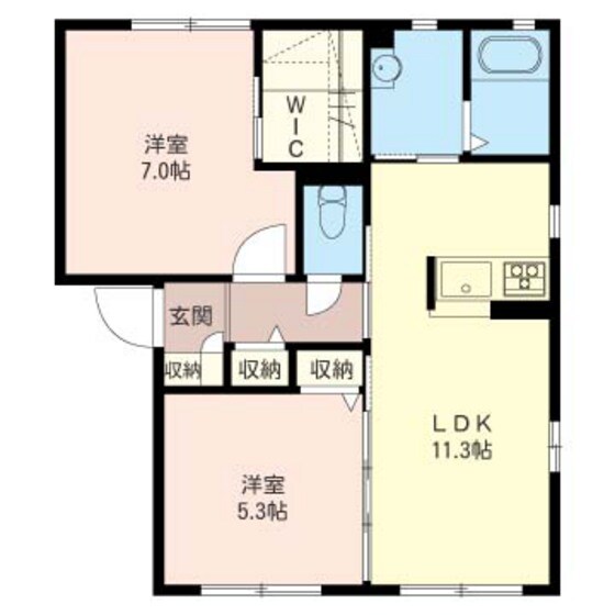エアフォルクの物件間取画像
