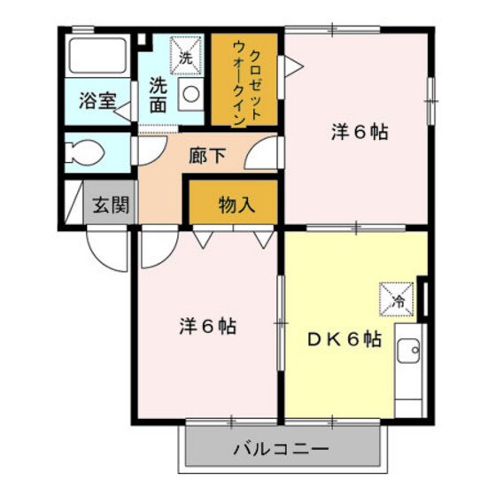 メゾンベールの物件間取画像