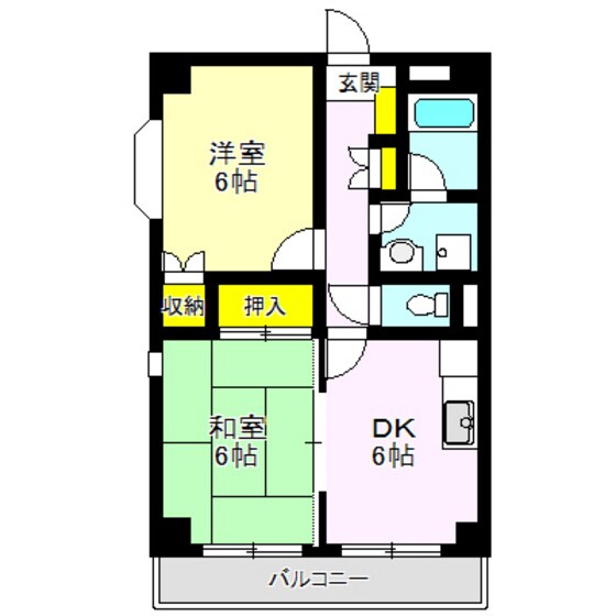アーバンヒルズ・Ｆの物件間取画像