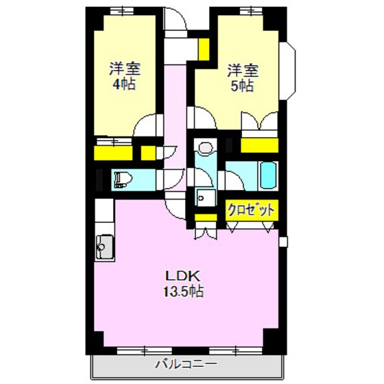 アーバンヒルズ・Ｆの物件間取画像