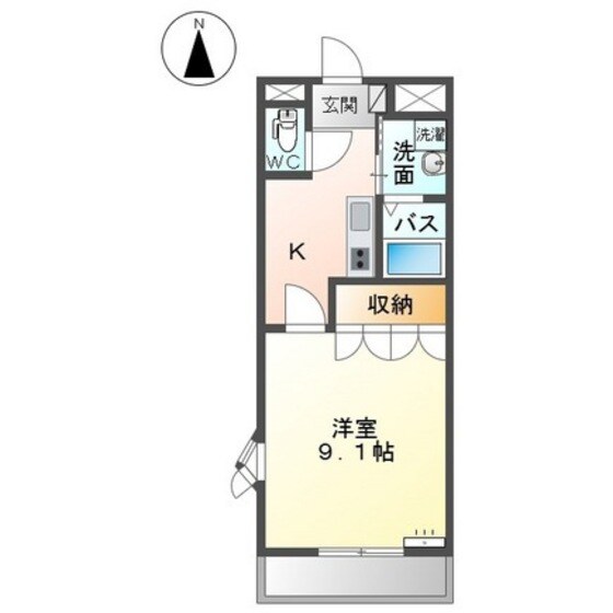 ポンテ　アルトの物件間取画像