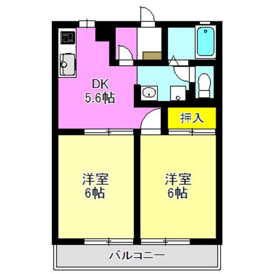 ガーデン中居の物件間取画像