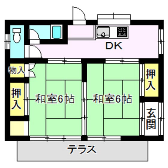 田胡　政好　所有貸家の物件間取画像