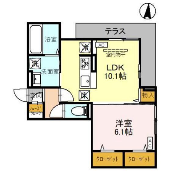 ラクーアの物件間取画像