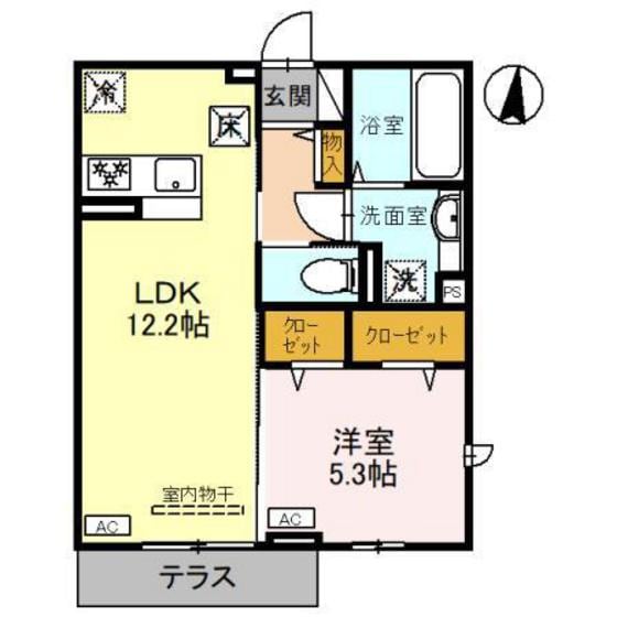 ラクーアの物件間取画像