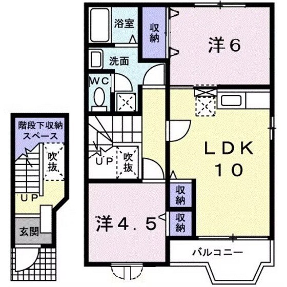 ノースタウンＣの物件間取画像