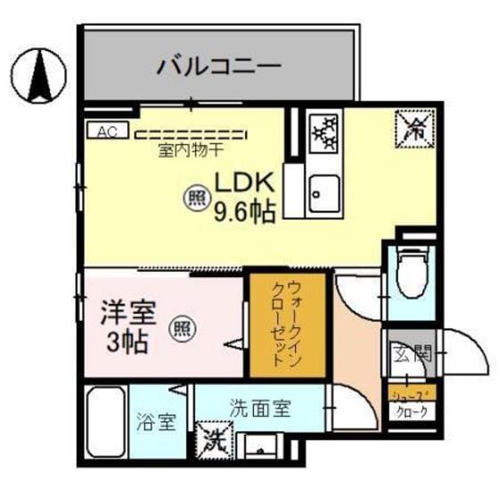 コンフォート岩押の物件間取画像