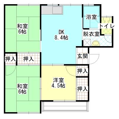 東中津駅 徒歩39分 2階の物件間取画像