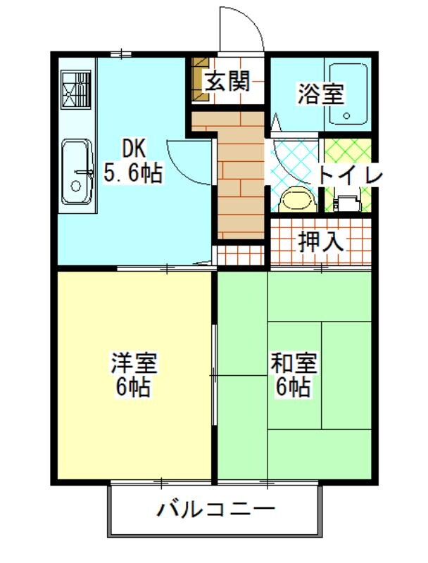 ソレジオ大貞壱番館の物件間取画像