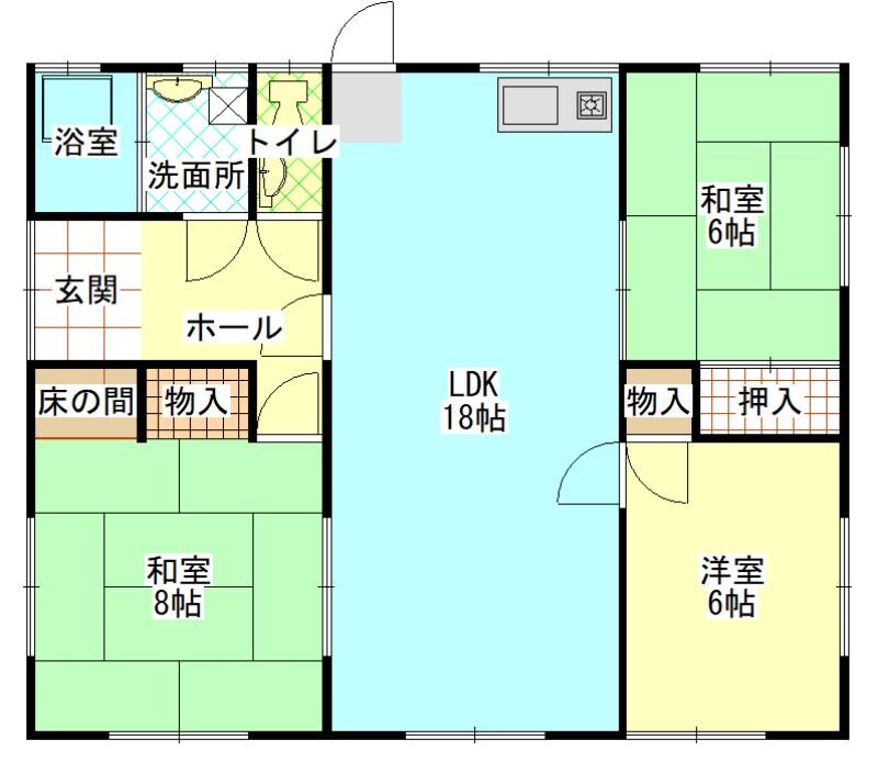 中津駅 徒歩29分 1階の物件間取画像