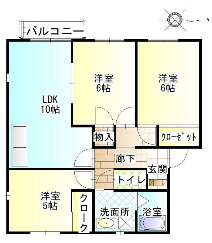 物件間取画像