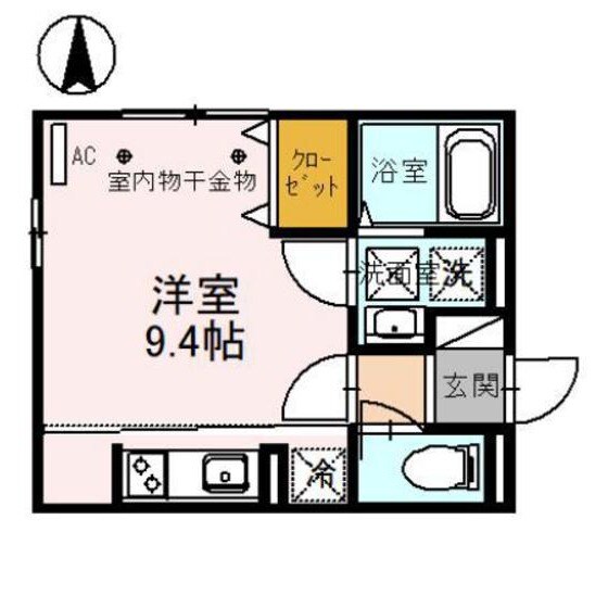 アンジェブランの物件間取画像