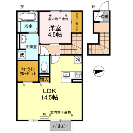 サンライズⅡの物件間取画像