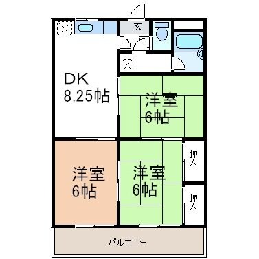 物件間取画像