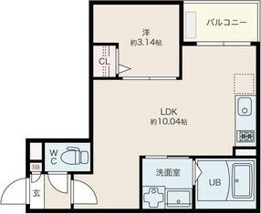 Jack meijihommachiIIの物件間取画像