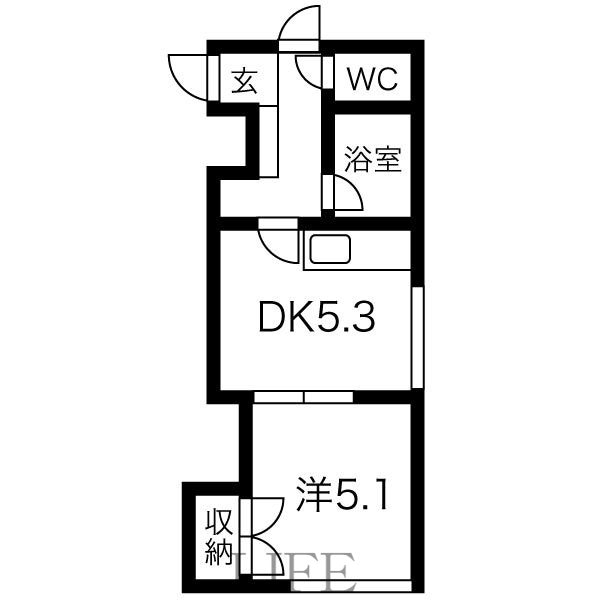 エスハイムの物件間取画像