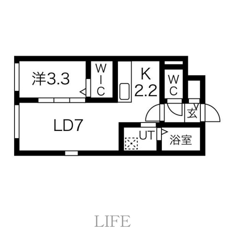 プレシャス月寒中央の物件間取画像