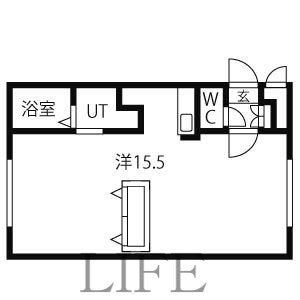 ルフォート清田1の物件間取画像