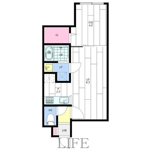 福住駅 徒歩2分 2階の物件間取画像